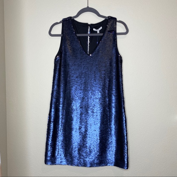 Rebecca Minkoff Mini Sequence Sleeveless Dress - Picture 6 of 16